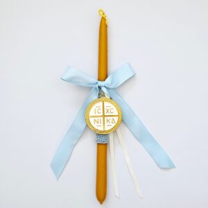 Pure Beeswax Easter Candle with  Konstantinato Pendant